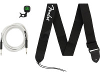 Fender Accessories Bundle Pack - Cable, Tuner, Strap Fender Accessories Bundle Pack - Cable, Tuner, Strap